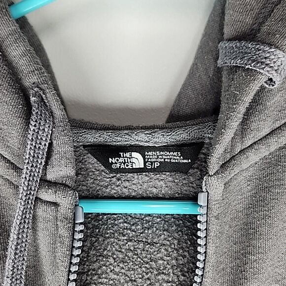THE NORTH FACE MEN'S FULL ZIP PATCHES HOODIE Gray MENS S SMALL A3MCB - Picture 5 of 7